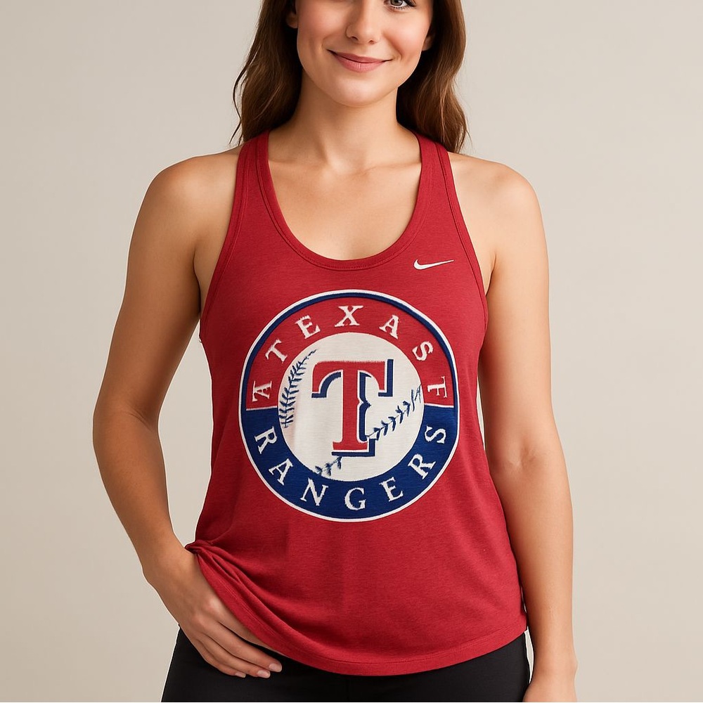 Nike "The Nike Tee" Tank Top - Texas Rangers - Size M